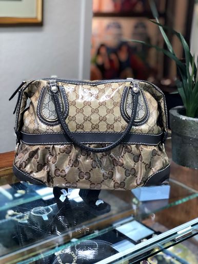 Picture of Gucci Crystal GG "Mix" Boston Bag