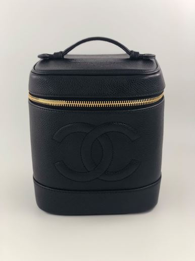 图片 Chanel Vintage Black Vanity Case