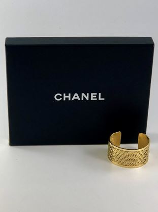 图片 Vintage Chanel Gold Filled Cuff