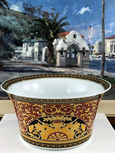 Picture of Versace "Medusa" Red Vegetable Bowl