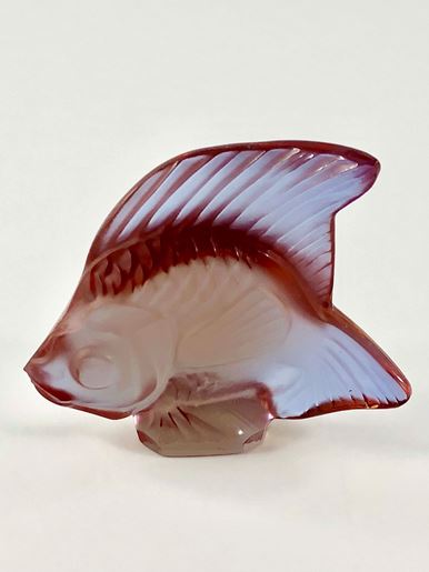 Picture of Lalique Violet Crystal Fish
