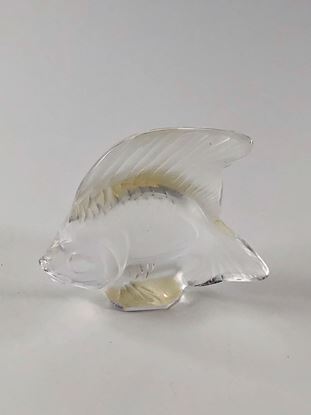 图片 Lalique Colored Crystal Fish 