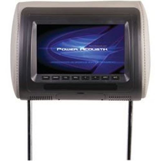 Foto de Power Acoustik Universal Headrest Monitor With Ir Transmitter &amp; 3 Interchangeable Skins (7&quot;) (pack of 1 Ea)