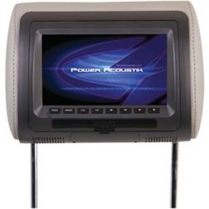 Picture of Power Acoustik 7" Headrest Monitor 3-Color Skins LCD/DVD USB/SD SOLD EACH