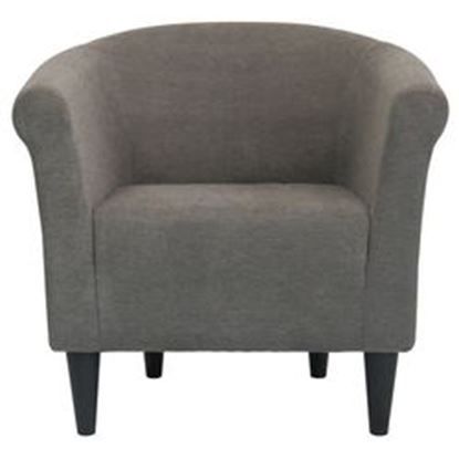 图片 Graphite Grey Modern Classic Upholstered Accent Arm Chair Club Chair