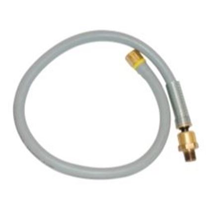 Foto de Ball Swivel Lead-In Hose Assembly 1/4 in. x 24 in. and 1/4 in. NPT