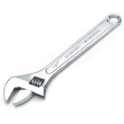 Picture of Adjustable Wrench, 12" Long, Satin Finish