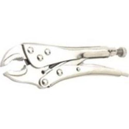 图片 Adjustable Locking Pliers, 7" Long, with Curved Jaw