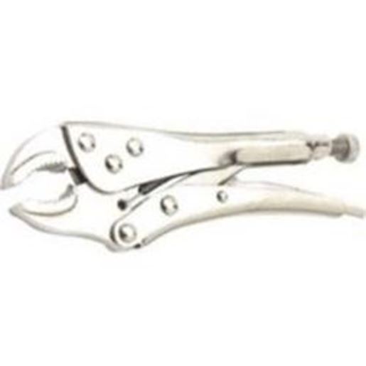 图片 Adjustable Locking Pliers, 7" Long, with Curved Jaw