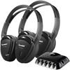 Foto de Power Acoustik 2 Sets Of Single-channel Ir Wireless Headphones With Transmitter (pack of 1 Ea)