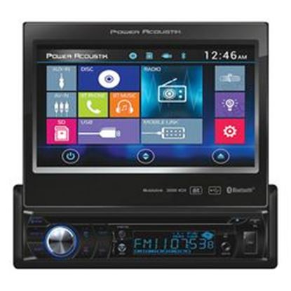 Picture of Power Acoustik S. Din 7" Flip out AM/FM/CD/DVD/USB/BT Remote