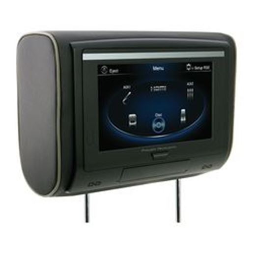 Foto de Power Acoustik 9" Headrest Touchscreen DVD 3 Color Skins