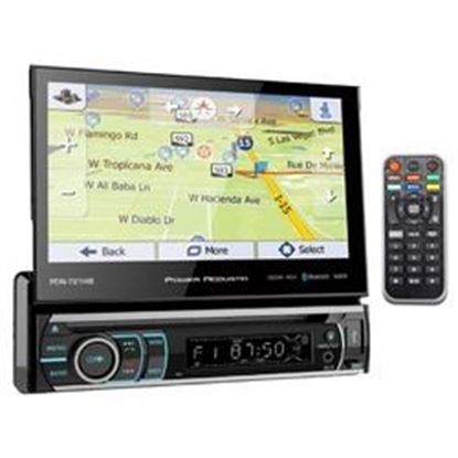 Picture of Power Acoustik 7" Flip out Touchscreen AM/FM/DVD/USB/BT With Navigation