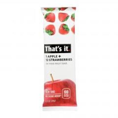 Foto de That's It Fruit Bar - Apple and Strawberry - Case of 12 - 1.2 oz