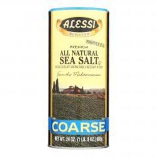 Picture of Alessi - Mediterranean Sea Salt - Coarse - Case of 6 - 24 oz.