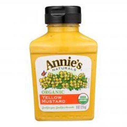 Picture of Annie's Naturals Organic Yellow Mustard - Case of 12 - 9 oz.