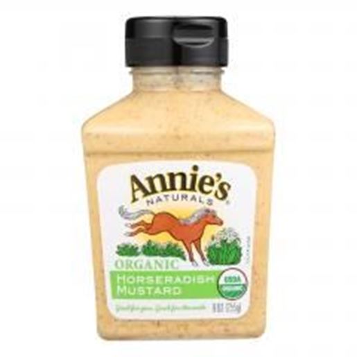 Picture of Annie's Naturals Organic Horseradish Mustard - Case of 12 - 9 oz.