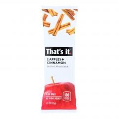 Picture of That's It Fruit Bar Zesty - Apple Cinnamon - Case of 12 - 1.2 oz.