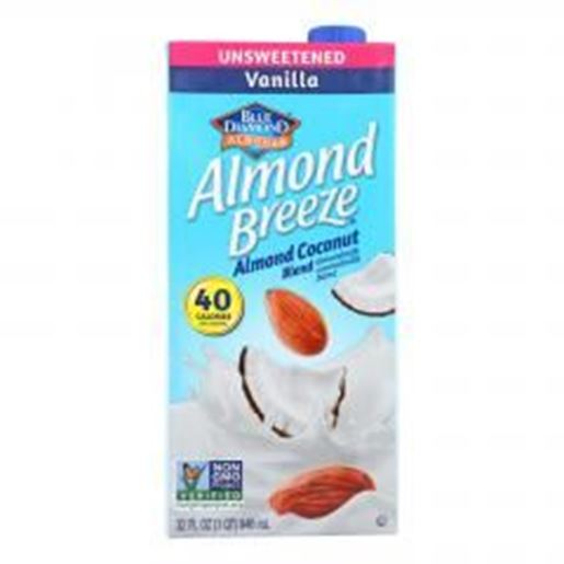 Picture of Almond Breeze - Almond Coconut Milk - Vanilla - Case of 12 - 32 fl oz.