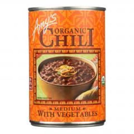 Picture of Amy's - Organic Medium Chili with Veggies - Case of 12 - 14.7 oz