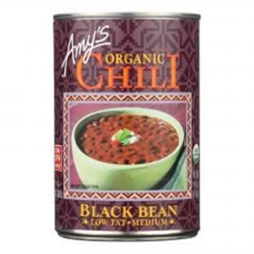 Picture of Amy's - Organic Medium Black Bean Chili - Case of 12 - 14.7 oz