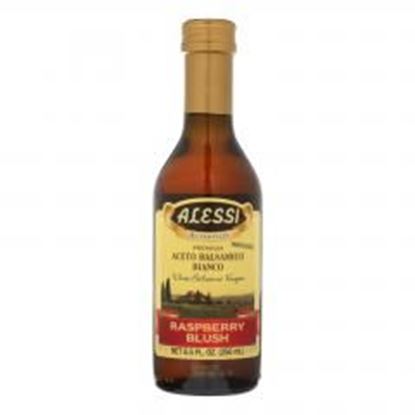 Foto de Alessi - Vinegar - White Balsamic Raspberry Blush - Case of 6 - 8.5 FL oz.