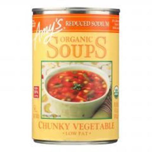 Picture of Amy's - Soup Organic Chunky Vegetable - Case Of 12 - 14.3 Oz