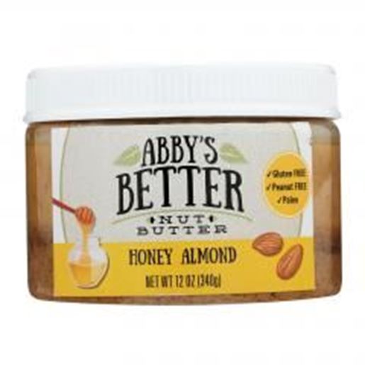 图片 Abby's Better Nut Butter - Honey Almond Nut Butter - Case of 6 - 12 oz.