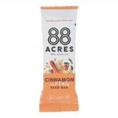 图片 88 Acres - Seed Bars - Oats And Cinnamon - Case of 9 - 1.6 oz.