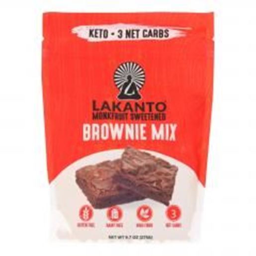 Picture of Lakanto - Monkfruit Sweetened Brownie Mix - Case of 8- 9.7 oz.
