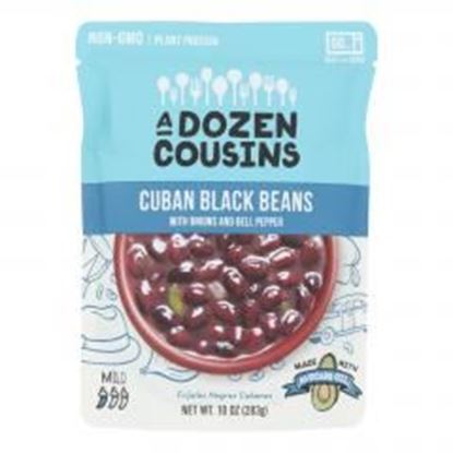 图片 A Dozen Cousins - Ready to Eat Beans - Cuban Black - Case of 6 - 10 oz.