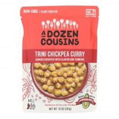 Foto de A Dozen Cousins - Ready to Eat Beans - Trini Chickpea Curry - Case of 6 - 10 oz.
