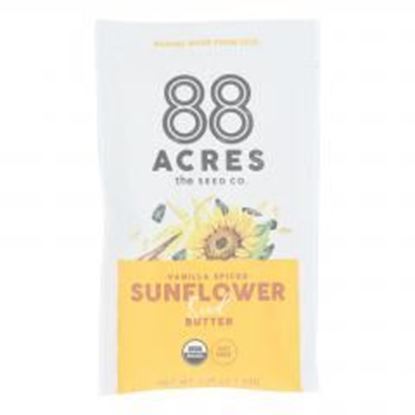 图片 88 Acres - Seed Butter - Organic Vanilla Spice Sunflower - Case of 10 - 1.16 oz.