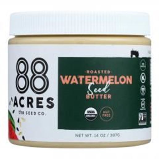 Image sur 88 Acres - Seed Butter - Organic Watermelon - Case of 6 - 14 oz.