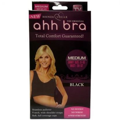 Picture of Ahh Bra By Rhonda Shear Black Medium (8-10/36-37)