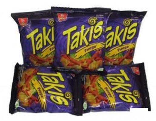 Picture of Barcel Chips Takis Fuego 4 Oz Bag