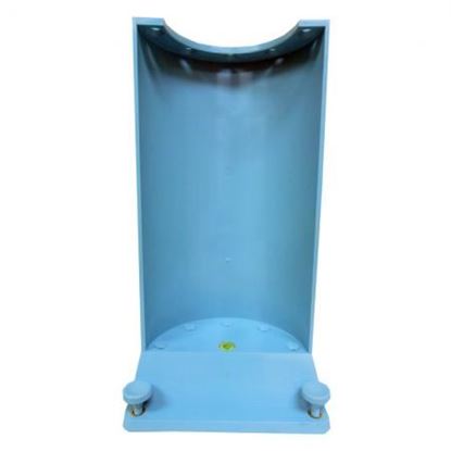 图片 Acuguard FH-1705 5 Place Plastic Esr Stand, Leveling Bubble and Adjustable Feet, Blue: "Acuguard FH-1705 5 Place Plastic Esr Stand, Leveling Bubble and Adjustable Feet, Blue"