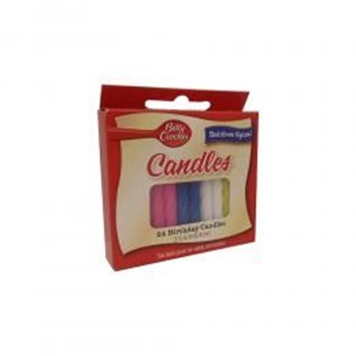 Picture of Betty Crocker Candles 24 Birthday Candles 2.5 in H