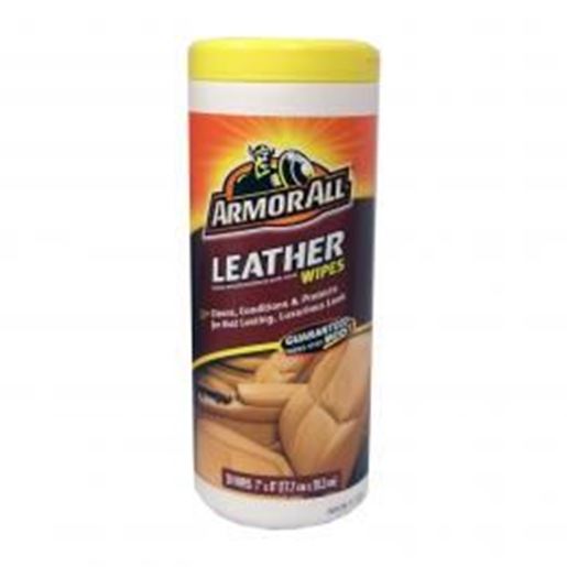 Picture of ARMOR ALL LEATHER WIPES 20CT