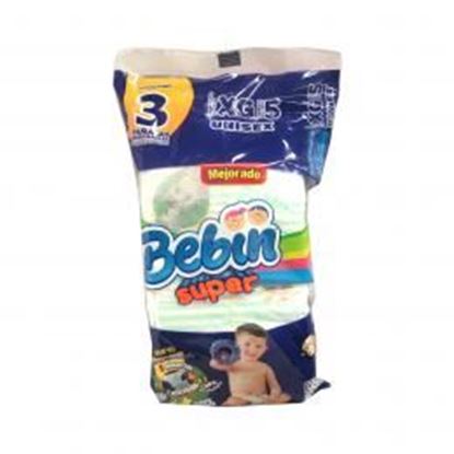 Picture of BABY DIAPERS BEBIN SUPER XLARGE 28 X 3