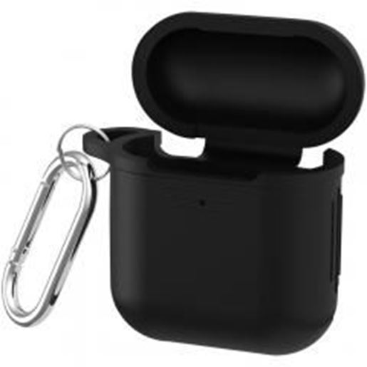Picture of iessentials-ien-airc-bk-protective-silicone-case-cover-for-apple-airpods-(black)