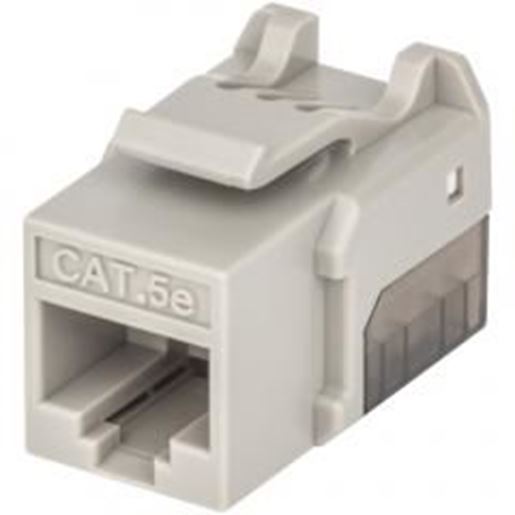 Picture of intellinet-network-solutions-772266-fastpunch-cat-5e-utp-keystone-jack-(gray)
