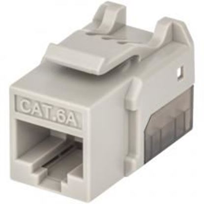 Foto de intellinet-network-solutions-772341-fastpunch-cat-6a-utp-keystone-jack-(gray)