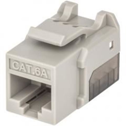 Picture of intellinet-network-solutions-772341-fastpunch-cat-6a-utp-keystone-jack-(gray)