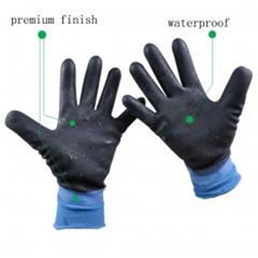 Foto de Creative Professional Waterproof Useful Nylon/Nitrile Garden Gloves L 9~9.8"