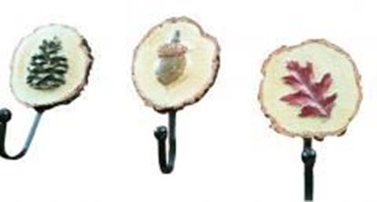 Foto de Set Of 3 Country Style Pine Cone Garden Plant Hook/ 8.5x1.2x15CM