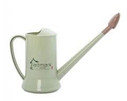 Picture of Plastic Colorful Long Spout Watering Pot Watering Can Green