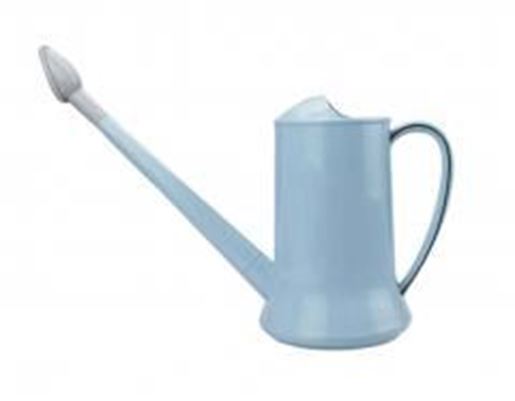Picture of Plastic Detachable Long Spout Watering Pot Watering Can Blue