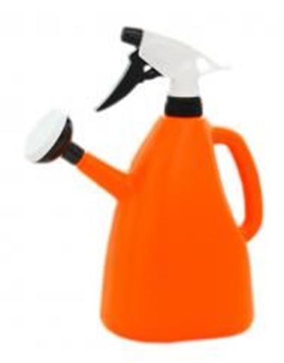 Picture of Multifunction Air Pressure Watering Can Garden Tool Watering Pot,1.2L Orange