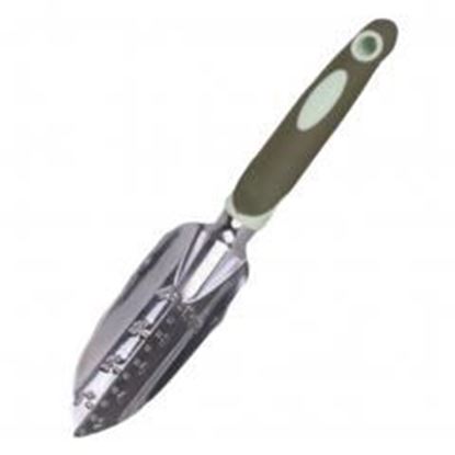 Picture of Green Handle Metal Garden Weeder Gardening Trowels Shovels